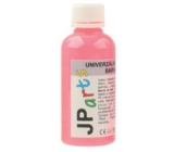 JP arts Universal Acrylic Paint Glossy, Glow in the Dark Neon Red 50 g