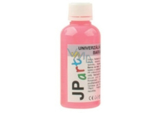 JP arts Universal Acrylic Paint Glossy, Glow in the Dark Neon Red 50 g