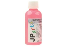 JP arts Universal acrylic paint glossy, glowing in the dark Neon red 50 g