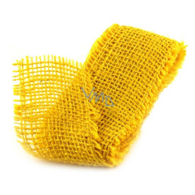 Ditipo Jute ribbon yellow 2 mx 5 cm