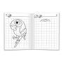Ditipo Pocket coloring pages With a grid of 32 pages A6 105 x 148 mm