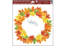 Non-adhesive window film autumn wreath no.4 30 x 30 cm