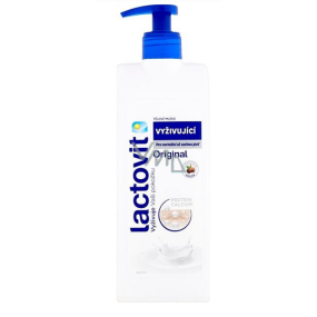 Lactovit Original nourishing body lotion with a 250 ml dispenser