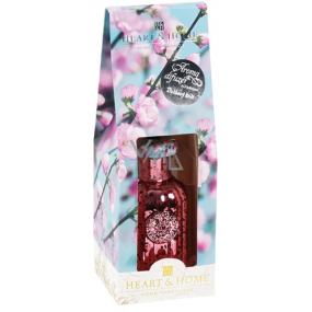 Heart & Home Cherry blossom diffuser 12 sticks 90 ml