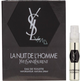 Yves Saint Laurent La Nuit de L Homme eau de toilette 1.5 ml with spray, vial
