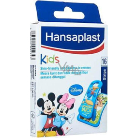 Hansaplast Disney Mickey Mousse patches with a children's motif of 16 pieces