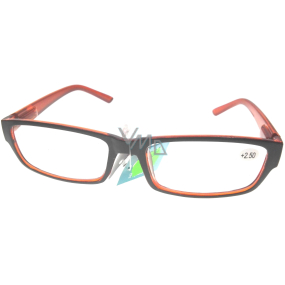 Berkeley Reading glasses +2.50 plastic black-orange 1 piece MC2
