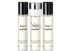 Chanel Bleu de Chanel Eau de Parfum for Men 3 x 20 ml Refill
