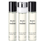 Chanel Bleu de Chanel perfumed water for men 3 x 20 ml refill