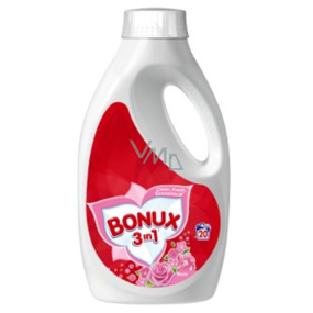 Bonux Rose 3 in 1 liquid washing gel 20 doses 1.3 l