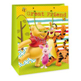 Ditipo Gift paper bag 26.4 x 12 x 32.4 cm Disney Winnie the Pooh, Great Friend