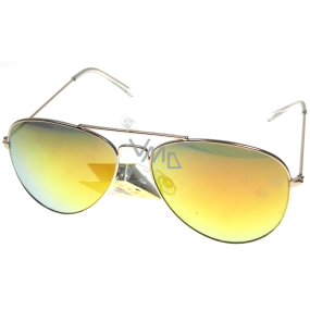 Dudes & Dudettes Sunglasses for children golden yellow glass JK5570