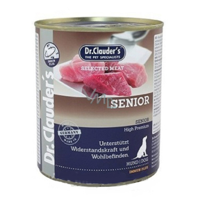 Dr. Clauders Senior Meat selection complete super premium, full-value food for older dogs or adults overweight with low energy consumption 800 g
