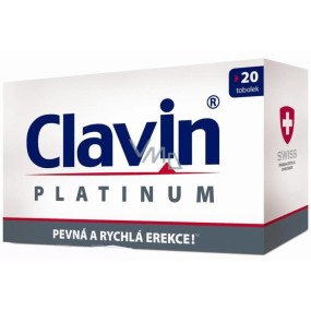 Clavin Platinum firm and fast erection capsule of 20 pieces