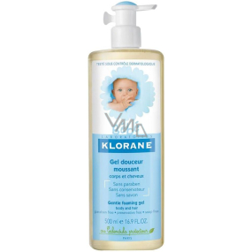Klorane Bébé Gentle foaming gel for children 500 ml