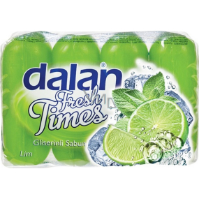 Dalan Fresh Time Lime Glycerine Solid Toilet Soap 4 x 90 g
