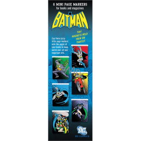 If Mini Mark Bookmarks Batman 6 pieces