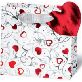 BSB Luxury gift paper bag 23 x 19 x 9 cm Heart LDT 362-A5