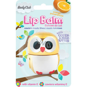 Body Club Owl Metallic Orange lip balm 3.5 g