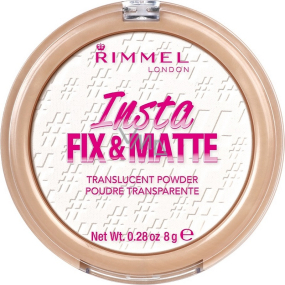 Rimmel London Insta Fix & Matte transparent powder 001 Translucent 8 g