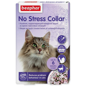 Beaphar No Stress Collar for calming, removing stress, anxiety cat 35 cm
