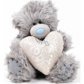 Me to You Teddy bear white heart 14 cm