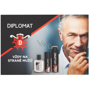 Astrid Diplomat Classic aftershave 100 ml + shaving foam 250 ml + deodorant spray 150 ml, cosmetic set