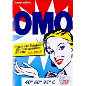 Omo Xxl-Pack washing powder, white laundry 70 doses 4.9 kg