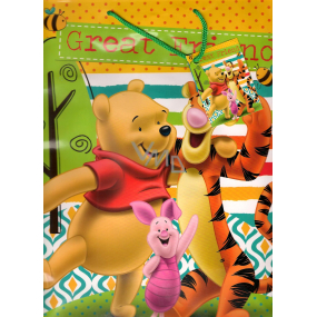 Ditipo Gift paper bag 26 x 13.7 x 32.4 cm Disney Winnie the Pooh Great Friend