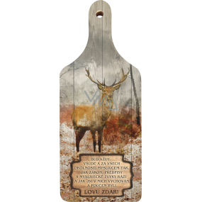 Bohemia Gifts Decorative hunting board Good luck Be always, with an original print 28 x 12 cm