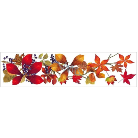 Window foil without glue strip with autumn leaves 59 x 15 cm No.4