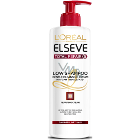 Loreal Paris Elseve Total Repair 5 Low shampoo for damaged, dry hair dispenser 400 ml
