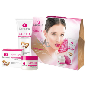 Dermacol Natural Almond Day Cream 50 ml + Almond Hand & Nail Cream 100 ml, cosmetic set