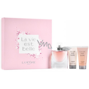 Lancome La Vie Est Belle perfumed water for women 50 ml + body lotion 50 ml + shower gel 50 ml, gift set