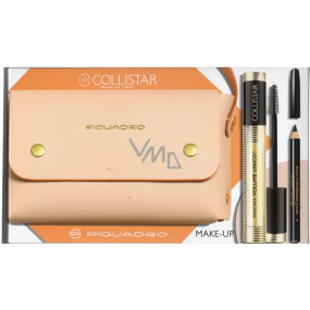 Collistar Volume Unico Intense Black mascara 13 ml + Matita Professionale Occhi Eye Pencil Black 1.2 g + handbag, cosmetic set