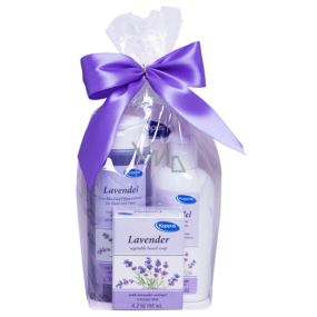 Lavender Kappus 2in1 shower body shampoo 250 ml + body lotion 250 ml + solid soap 125 g, cosmetic set