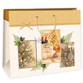 Ditipo Gift paper bag 38.3 x 10 x 29.2 cm Christmas motifs DAA