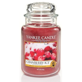 Yankee Candle Cranberry Ice - Cranberries on ice scented candle Classic large glass 623 g