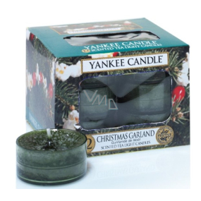 Yankee Candle Christmas Garland - Christmas wreath scented tealight 12 x 9.8 g