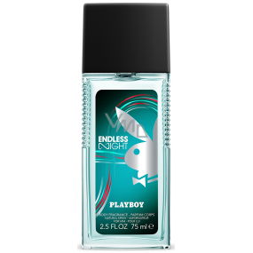 GIFT Playboy Endless Night for Him perfumed deodorant glass 75 ml Tester