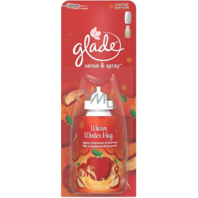 Glade Sense Warm Winter Hug Apple, Cinnamon & Nutmeg air freshener refill 18 ml spray