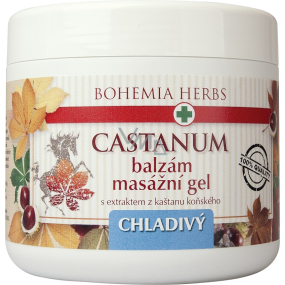 Bohemia Gifts Castanum Horse chestnut extract cooling massage gel 600 ml