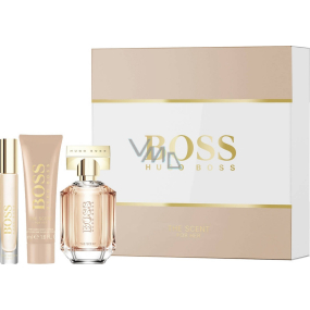 Hugo Boss Boss The Scent perfumed water for women 50 ml + perfumed water 7.4 ml + body lotion 50 ml, gift set