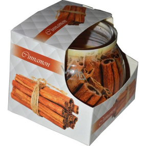 Admit Cinnamon decorative aromatic candle in glass 80 g