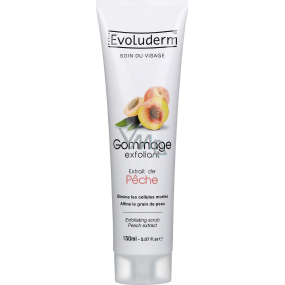 Evoluderm Exfoliating Scrub Facial Peeling with Peach Extract 150 ml