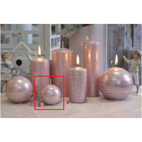Lima Galaxy Candle Pink Ball 60mm 1 Piece