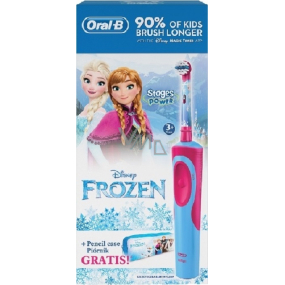 Oral-B Disney Frozen Electric Toothbrush for Kids + Pencil Case, Gift Set