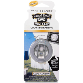 Yankee Candle Clean Cotton - Clean cotton scented clip for ventilation