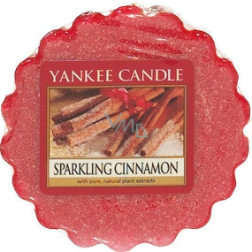 Yankee Candle Sparkling Cinnamon - Glittering Cinnamon Scented Wax for Aroma Lamp 22 g