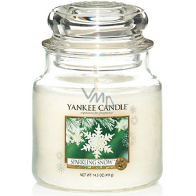 Yankee Candle Sparkling Snow Classic sparkling scented candle medium glass 411 g